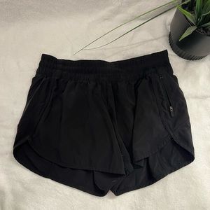 Lulu lemon running shorts with built in underwear. Size 10 there is no size tag